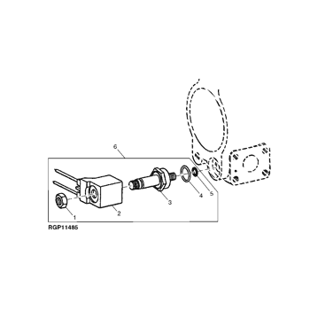 Sz Machparts Solenoid Valve Coil RE 190713 20216-2384 Fits for