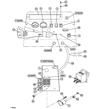 relais de coupe batterie pour tracteur JOHN DEERE réf. AL176404