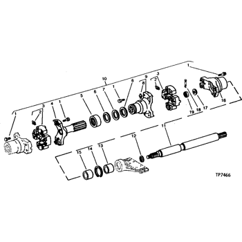 640D - SKIDDER, LOG 40 PTO OR WINCH DRIVE 40 EPC John Deere 640D - SKIDDER, LOG 40 PTO OR WINCH DRIVE 40 EPC John Deere