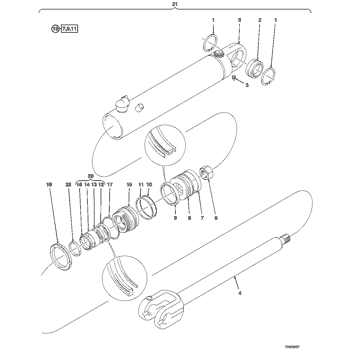 John Deere T237521 Oring