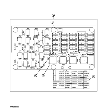 Fuse Panel and Relay Board ( - 23289) - LOADER, FOUR-WHEEL DRIVE John Deere  244J - LOADER, FOUR-WHEEL DRIVE - 244J Loader Vehicle Electrical Systems  1676 Instruments And Indicators Fuse Panel and Relay Board ( - 23289)