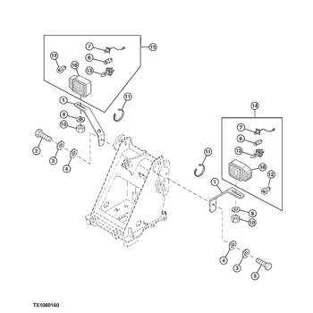 Fuse Panel and Relay Board ( - 23289) - LOADER, FOUR-WHEEL DRIVE John Deere  244J - LOADER, FOUR-WHEEL DRIVE - 244J Loader Vehicle Electrical Systems  1676 Instruments And Indicators Fuse Panel and Relay Board ( - 23289)