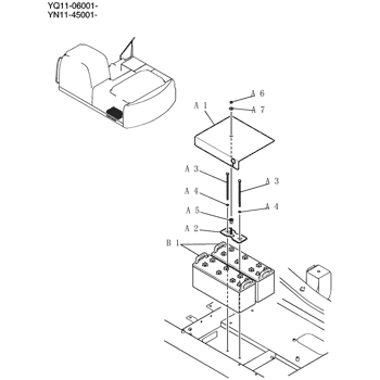 SK210LC-8) - EXCAVATOR S/N YQ11-06001 - (1/02-12/07) (272-01-1