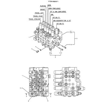 SK115SRDZ) - SHORT RADIUS EXCAVATOR/DOZER ASN YY00101 AND YY01