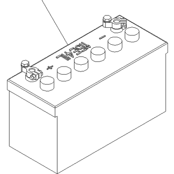 08001-2115E Komatsu Battery, Wet, 115E41L