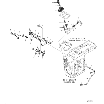 421-43-28410 Komatsu Knob