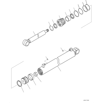 707-00-0J540 Komatsu Cylinder Assembly