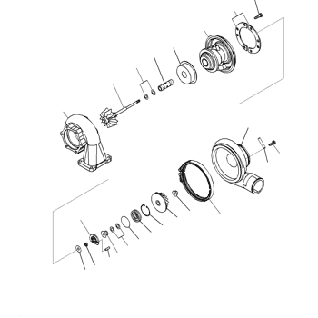 6506-22-5021 Komatsu Turbocharger 6506-22-5021 Komatsu Turbocharger