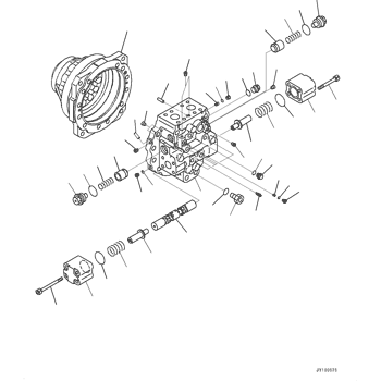 706-7L-01111 Komatsu Motor Assembly 706-7L-01111 Komatsu Motor Assembly