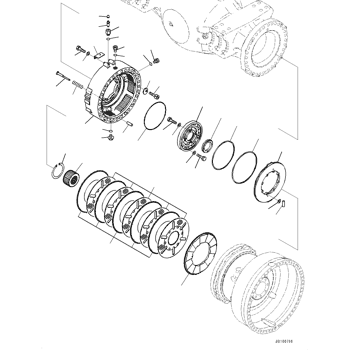 427-22-44000 Komatsu Final Drive Assembly