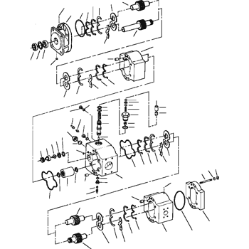 1233 120 H91 Komatsu PUMP ASSEMBLY, STEERING AND SWITCH