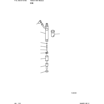 6743-11-3320 Komatsu KIT,NOZZLE HOLDER ASS'Y