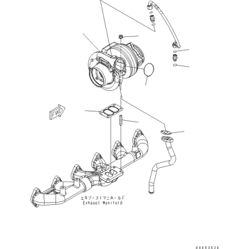 6745-81-8050 Komatsu TURBOCHARGER,KIT