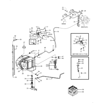 Interrupteur d'allumage 6245 6255 6260 6265 6270 6280 3779699M1   Massey-Ferguson Interrupteur divers et spécifique - AGZ000396279