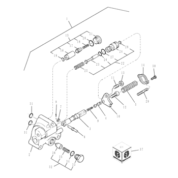 Tc35d 3 Cyl Compact Tractor North America 1 00 12 04 07 02 Hydraulic Lift Cover Head Assembly New Holland Agriculture