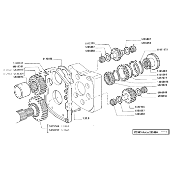 160-90 DT) - FIAT TRACTOR (1/84-12/95) (110[4]) - MECANIC REVERSER