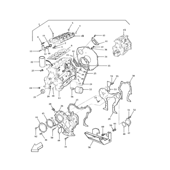 BSD444) - FORD 4 CYL ENGINE (1/81-12/00) (10) - ENGINE New Holland  Agriculture
