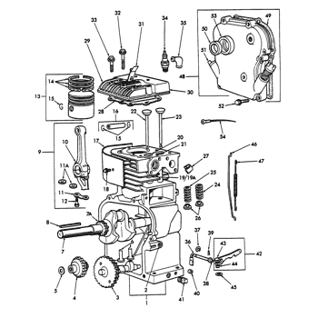 BS-112292-0810) - 4HP BRIGGS & STRATTON ENGINE (1/86-12/88) (022