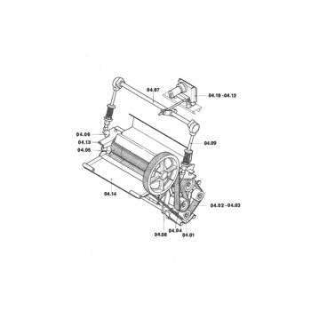 FX45) - NH SP FORAGE HARVESTER (2/96-12/96) (04.02) - CROP PROCESSOR, DRIVE  BELT New Holland Agriculture