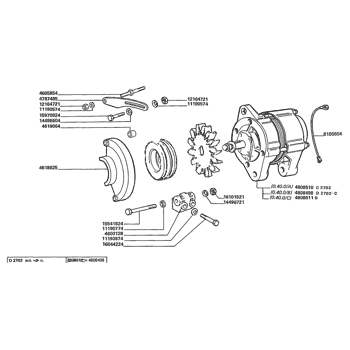 ALTERNATOR,12V, 65A 4808511 - New.Holland | AVSpare.com