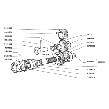 Pompe hydraulique 19 cc Fiat 5179714