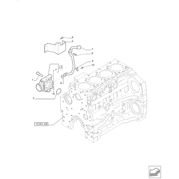 TS6.120) - AG TRACTOR (MEX) (7/12-12/14) (10.400.BE) - RADIATOR & RELATED  PARTS New Holland Agriculture
