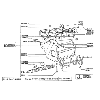 35-66 Dt) - Fiat Tractor (9/89-12/02) (0.02.1) - Engine New Holland Agriculture