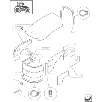 ENGINE HOOD PANEL 5089746 - New.Holland | AVSpare.com