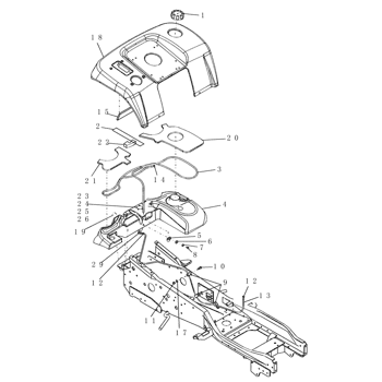 716498026) - GT20 20HP GARDEN TRACTOR (WATER COOLED) (11/00-12/04) (028) -  ENGINE & RELATED PARTS - GT20 New Holland Agriculture