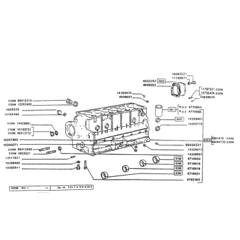 5176283 INTERRUTTORE LUCI ORIGINALE TRATTORE FIAT 100/90 110/90 180/90 ECC