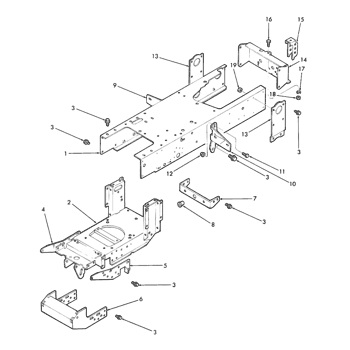 9607435) - LGT18H 18HP HYDROSTATIC LGT TRACTOR (1/88-12/88) (00