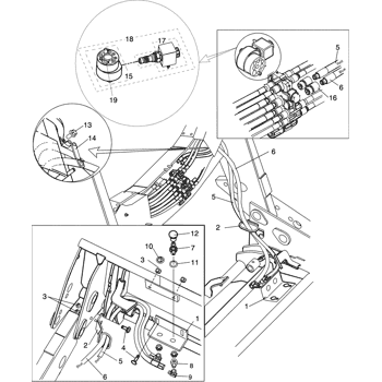 620TL) - FRONT END LOADER (1/06-12/06) (005) - JOYSTICK CONTROL New Holland  Agriculture