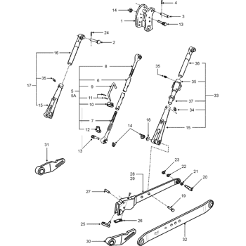 7610S) - 4 CYL AG TRACTOR (LA) (1/94-12/03) (05D02) - HYDRAULIC