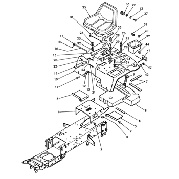 9607435) - LGT18H 18HP HYDROSTATIC LGT TRACTOR (1/88-12/88) (015) -  ELECTRIC CLUTCH & BRAKE PARTS COMPONENT New Holland Agriculture