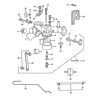 BS-281707-0431) - 12HP BRIGGS & STRATTON ENGINE (1/91-12/91) (013