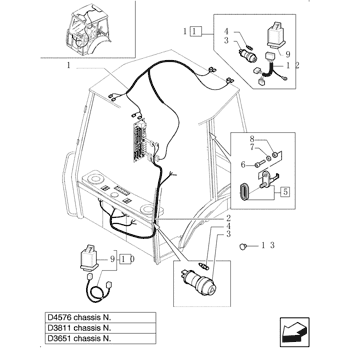 Loader - Location of fuse box for 5085m - TractorByNet