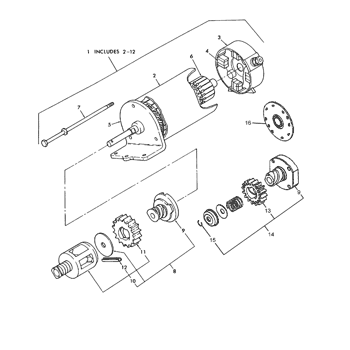 BS-281707-0431) - 12HP BRIGGS & STRATTON ENGINE (1/91-12/91) (013