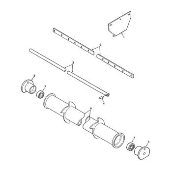 650) - NH ROUND BALER (2/92-12/95) (00) - COMPLETE MACHINE New