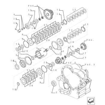 T5 transmission parts diagram