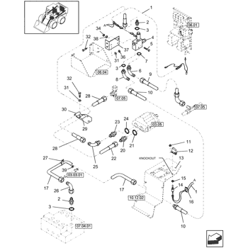 LS180) - SKID STEER LOADER (9/99-) (07.05) - HYDRAULIC RESERVOIR