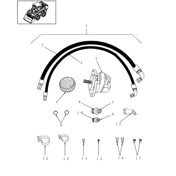 LS180) - SKID STEER LOADER (9/99-) (07.05) - HYDRAULIC RESERVOIR