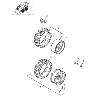 LX885) - SKID STEER LOADER (11/94-9/99) (06D05) - HYDROSTATIC