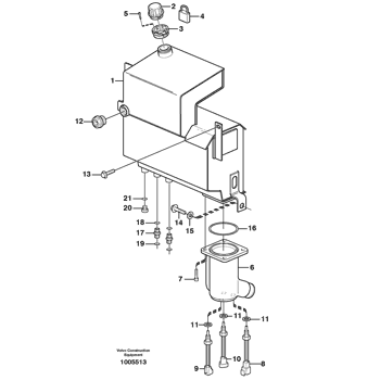 Temperature sensor VOE11881158 - Volvo.Heavy