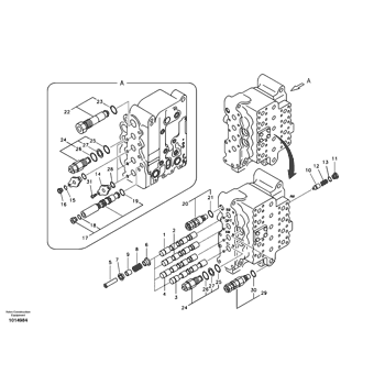 VOE14513267 Parts scheme Relief valve