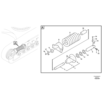 Recoil spring VOE14737817 - Volvo.Heavy | AVSpare.com