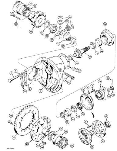 W36) - CASE WHEEL LOADER (PRIOR TO S/N 17754000) (1/77-12/89) (6 