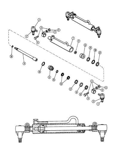 580B) - CASE CONSTRUCTION KING TRACTOR W/SHUTTLE TRANSMISSION (7