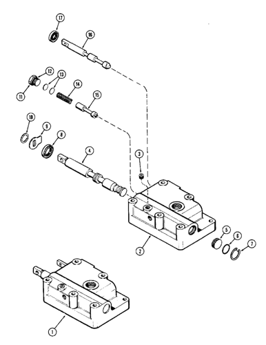 580B) - CASE CONSTRUCTION KING TRACTOR W/SHUTTLE TRANSMISSION (7