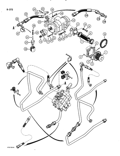 580K) - LOADER BACKHOE (NORTH AMERICA) (1/87-12/94) (08-272