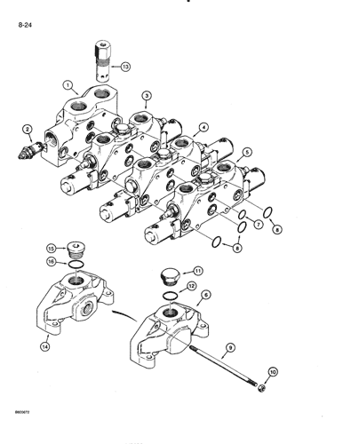 821) - CASE WHEEL LOADER (NORTH AMERICA) (1/90-12/92) (8-024 